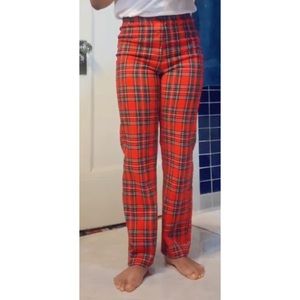 One Size Fits All Plaid Pants
